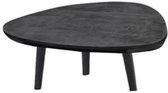 Table basse - table noire - 3 pieds - structure bois - by Mooss - largeur 60cm