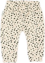 Cutely legging dots newborn - maat 56 - beige legging met stippen - newborn broekje - baby legging