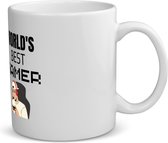 Akyol - world's best gamer koffiemok - theemok - Gamen - gamers - cadeau - gamers - beste - kado - 350 ML inhoud