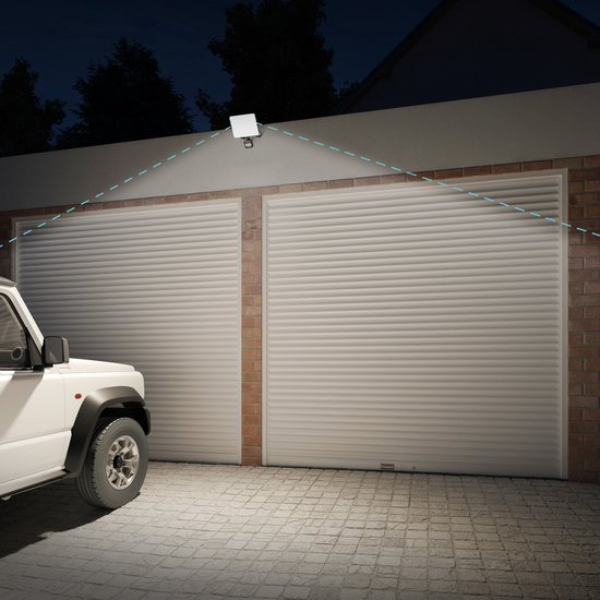 Calex Smart Outdoor Straler - Slimme LED Schijnwerper - LED Floodlight met bewegingssensor - Voor buiten - 24W