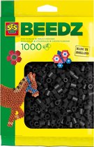 SES Beedz Iron on Beads - 1000 pièces - Noir (00706)