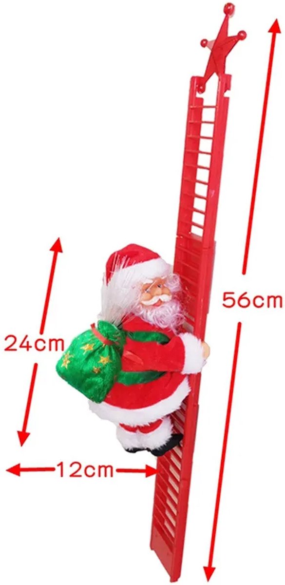 Akozon échelle d'escalade électrique Père Noël électrique escalade