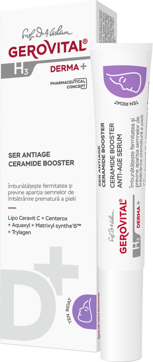 Goedkoopste Anti-aging Ceramide Booster Serum - diepe hydratatie - vitamine C - 15ml - Derma Huidverzorging voor vrouwen