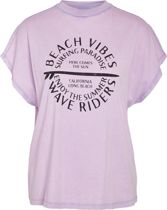 NOISY MAY NMBOHDI HAILEY WASHED SS TOP JRS FWD Dames T-shirt