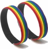PRIDE | Pride - Lgbt Flag Black Leather Bracelet