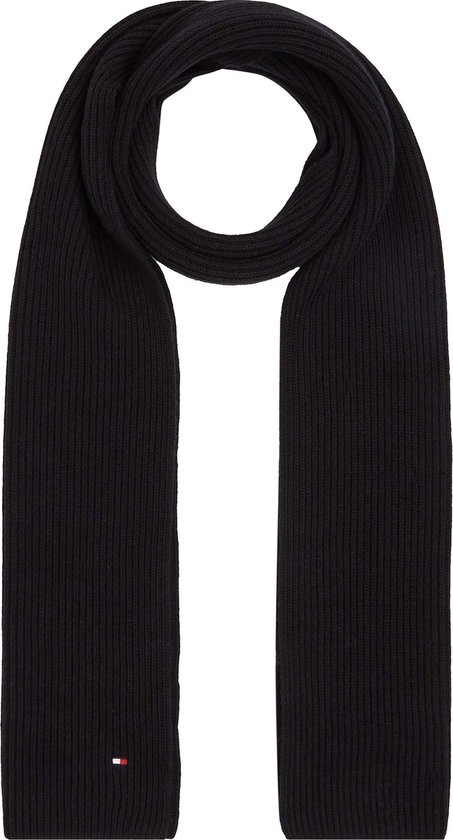 Tommy Hilfiger Zwart Katoen One Size sjaals zwart