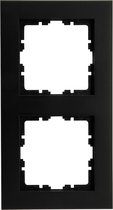 Kopp afdekraam 2-voudig - HK07 Pure mat zwart (406950000)