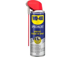 WD-40 Specialist® Spuitvet - 250ml - Smeervet - Smeermiddel - Langdurige smering, waterdicht, en anti-corrosie