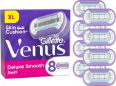 Lames de rasoir Gillette Venus Deluxe Smooth Swirl pour femmes - 8 Lames de recharge