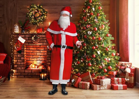 Ensemble de costumes de Père Noël, Père Noël, Sinterklaas, chapeau