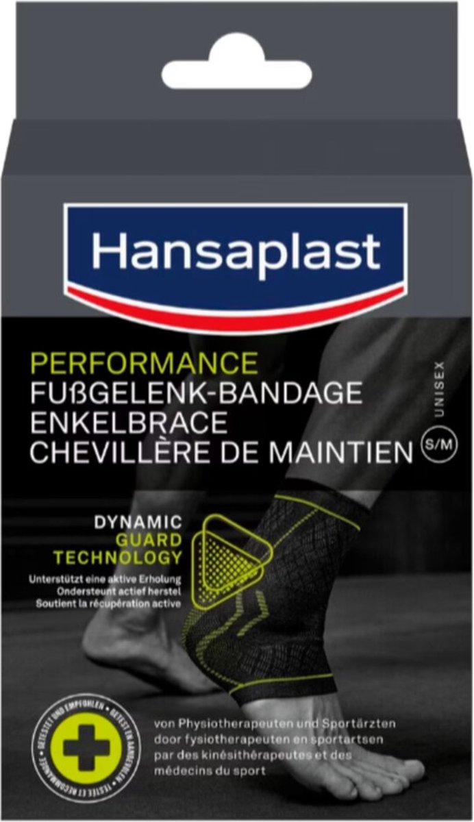 Hansaplast Performance - Sport Enkelbrace - One size - Linker- of Rechtervoet - 1 Brace - Hansaplast