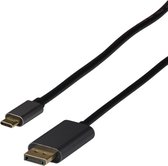 EFB Elektronik EBUSBC-DP12K.2, 2 m, USB Type-C, DisplayPort, Mâle, Mâle, Droit