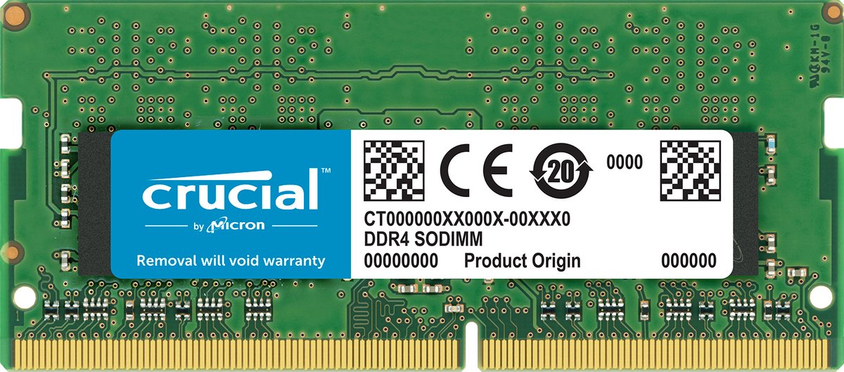 RAM geheugen Crucial CT16G4S266M 16 GB DDR4