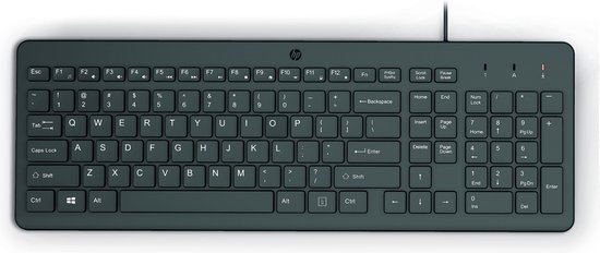 Foto: Hp 150 bedraad toetsenbord qwerty zwart