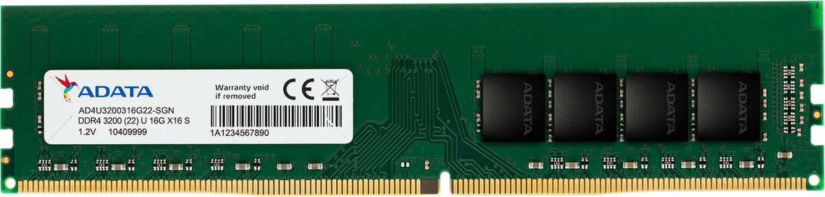 ADATA 16 GB DDR4 3200 MHz Geheugenmodule