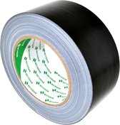 Gaffa tape Nichiban zwart 50 mm x 25 meter