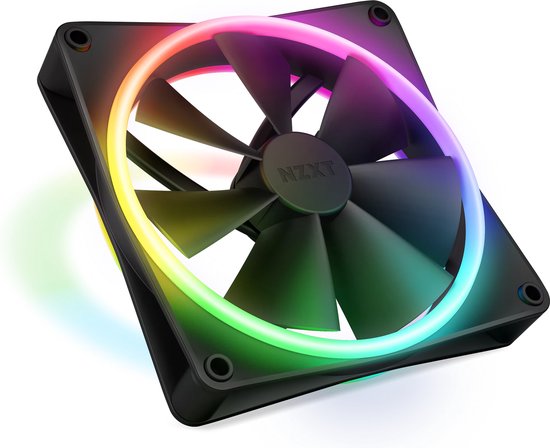 NZXT F140 RGB Duo - Single Pack - Zwart - 140mm