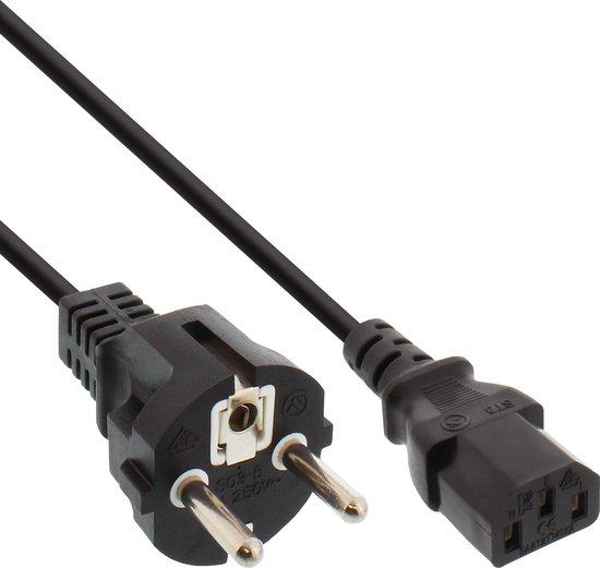 InLine 4043718023011, 1,8 m, Coupleur C13, CEE7/7