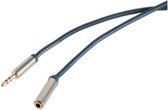 shiverpeaks sp-PROFESSIONAL audio kabel 3 m 3.5mm Blauw, Chroom