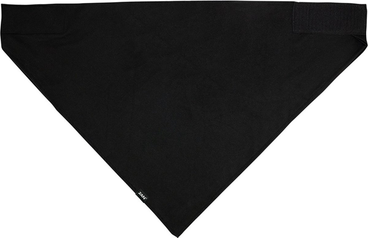 ZAN Headgear Bandana met Klittenband - Bandana Heren - Motor Accessoires - Zwart