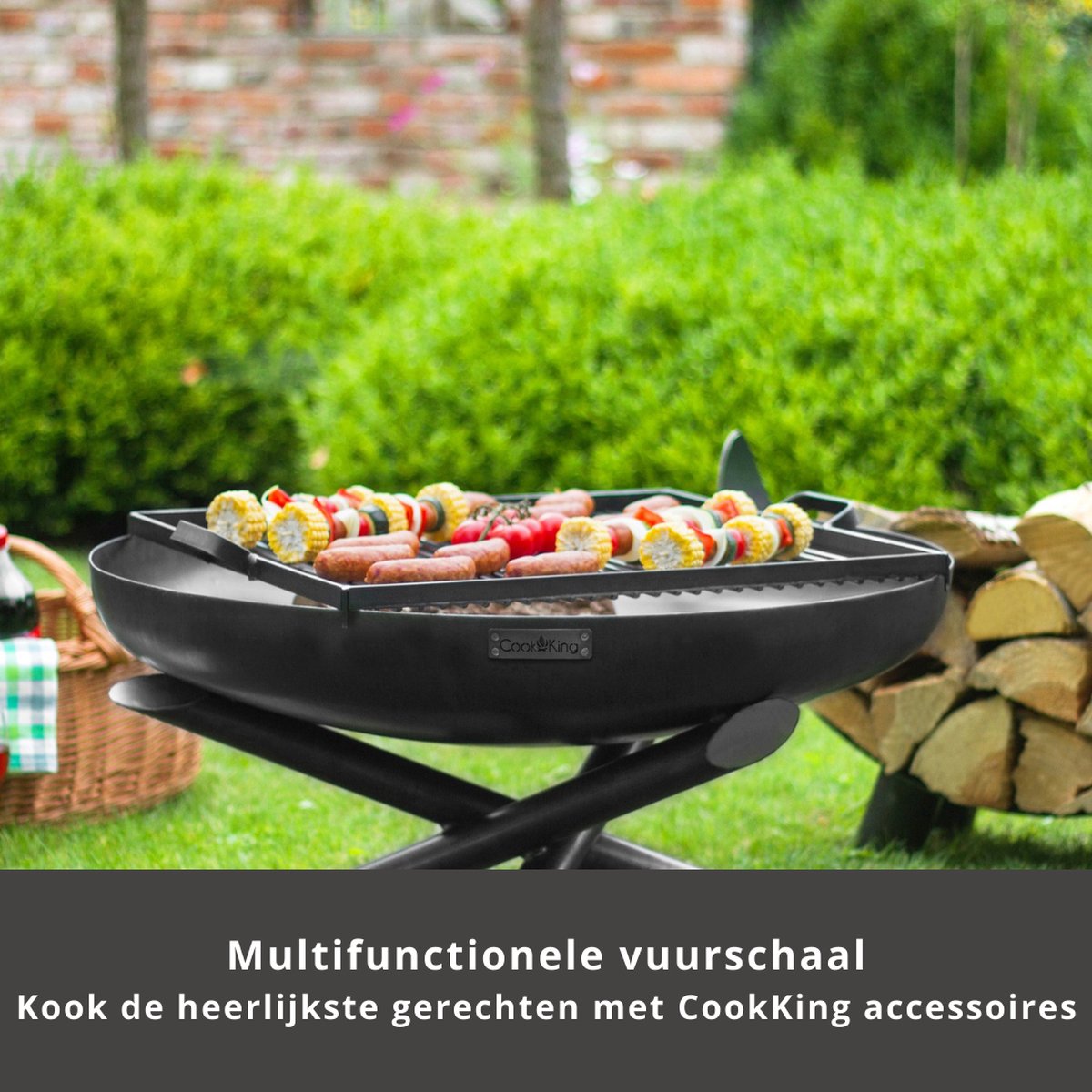 CookKing Indiana Vuurschaal 70 cm