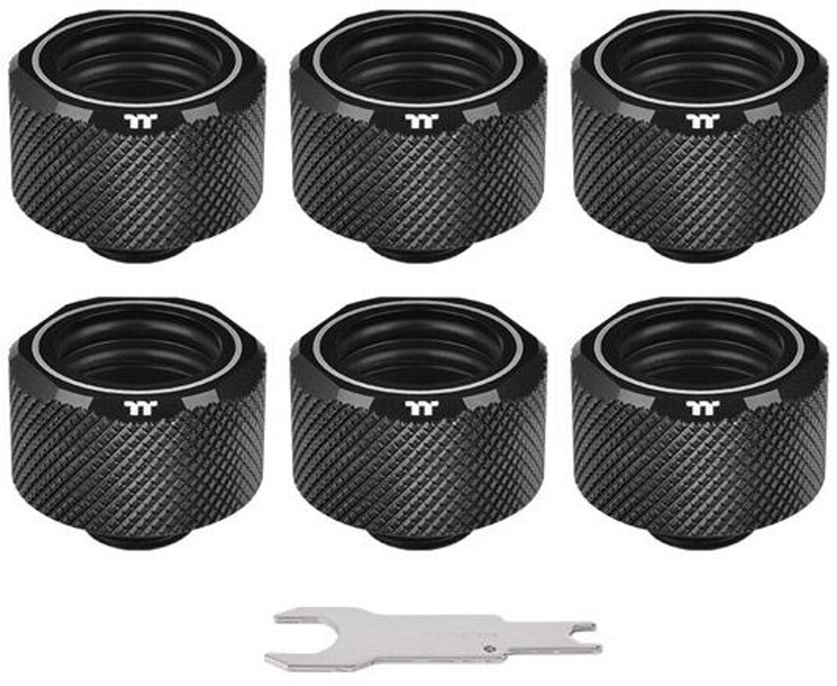 Thermaltake Pacific C-PRO G1/4 PETG Tube 16mm OD Compression 6 stuks