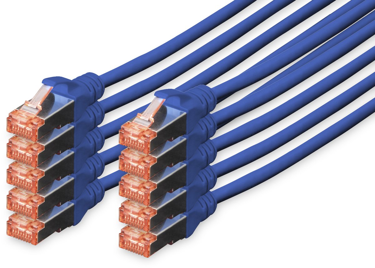 Digitus CAT 6 S-FTP patch cable Cu LSZH - blauw