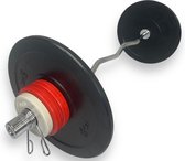 Padisport voordeelset 27.5 kg - ez bar - curl bar - curlstang - curlstang met gewichten - halterset - Olympische Halterstang - Barbell Set - Barbell Met Gewichten - Halterstang Met Gewichten