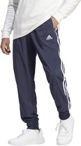 adidas Sportswear AEROREADY Essentials Tapered Cuff Woven 3-Stripes Broek - Heren - Blauw- XS