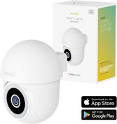 Caméra de sécurité Hombli - Pan & Tilt - Caméra de surveillance extérieure - WiFi sans fil - Haute résolution 2K - Vision nocturne colorée - Détection de mouvement avec Siècle des Lumières - Fonction de suivi automatique - Application intelligente