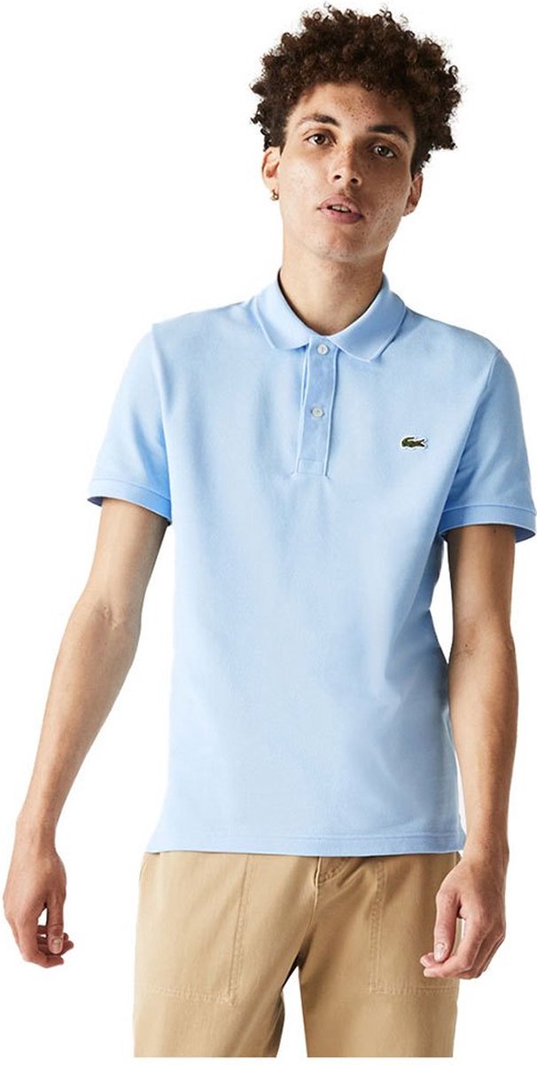 Lacoste 1hp3 Men’s S/s Polo 1121 Polo’s & T-shirts Heren Polo shirt Lichtblauw