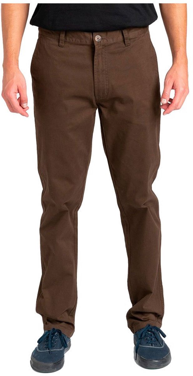 Element Howland Classic Chino Broek 26 Man Bruin