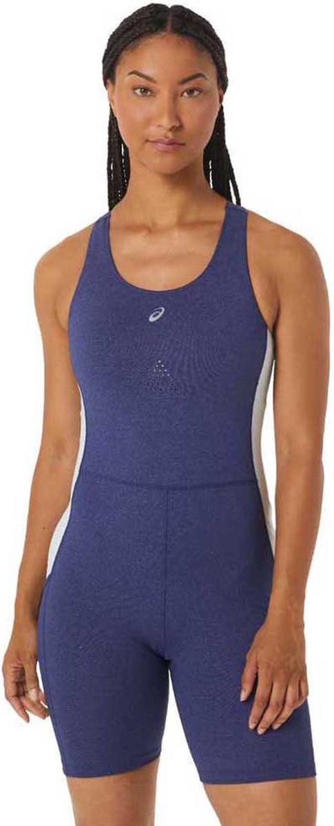 Asics Nagino Run Unitard Overall Blauw M Vrouw