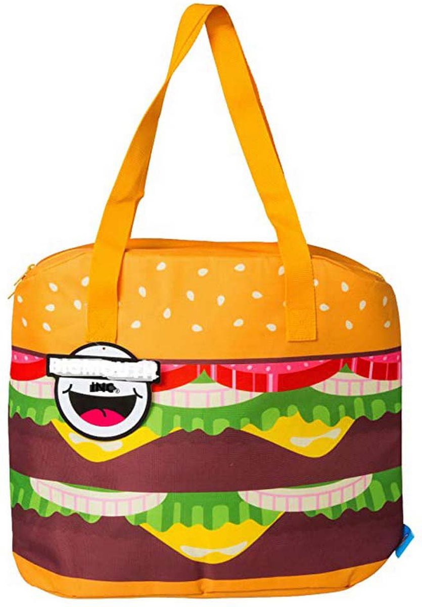 Bigmouth Inc Cheeseburger Cooler Thermische Tas Oranje 13.9 x 38 x 41.9 cm