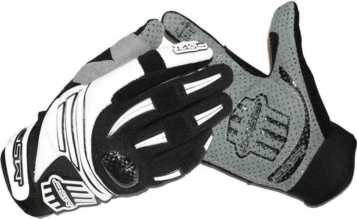 Msc Mad Handschoenen Wit,Zwart M Vrouw