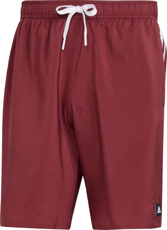 adidas Sportswear 3-Stripes CLX Zwemshort - Heren - Bordeaux- L | bol