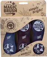 Harry's Horse - Magic Brush - Recycled Plastic - Wildberry - 3 Borstels