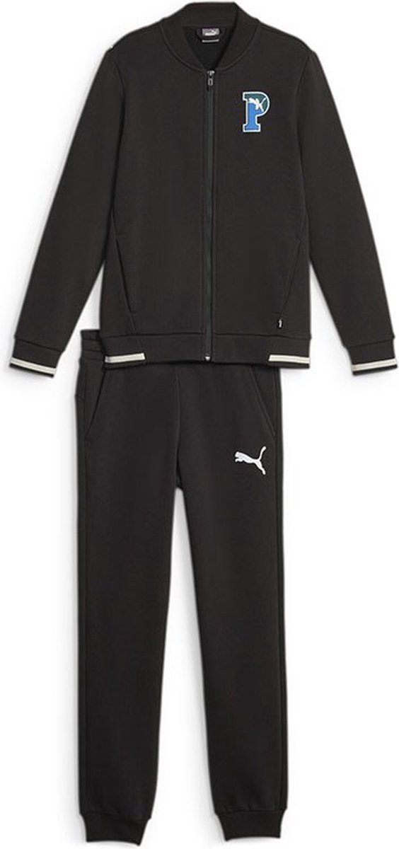 Puma Squad Baseball Trainingspak 13-14 Years Jongens Meisjes Zwart