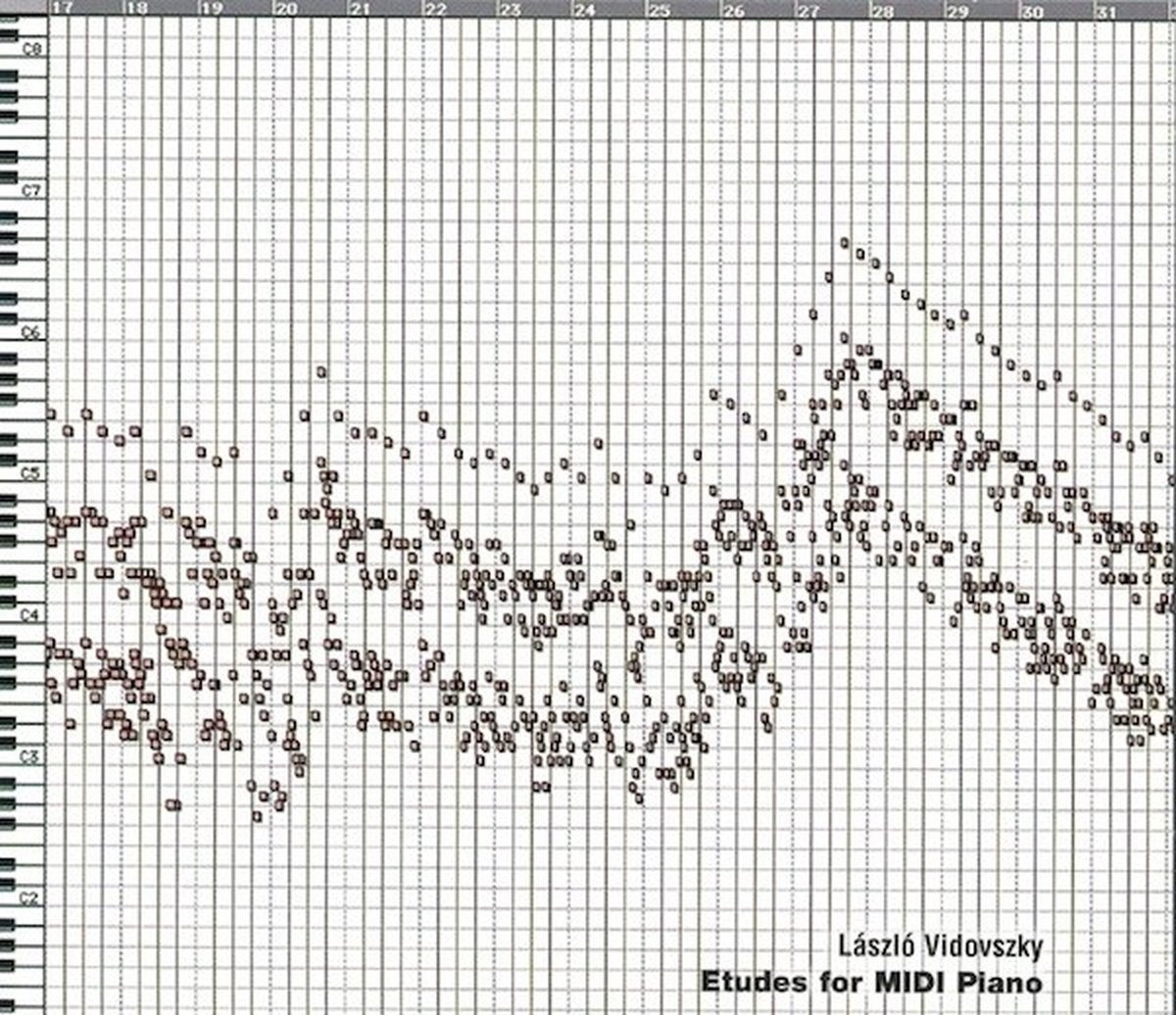 László Vidovszky - Études For Midi Piano (CD)