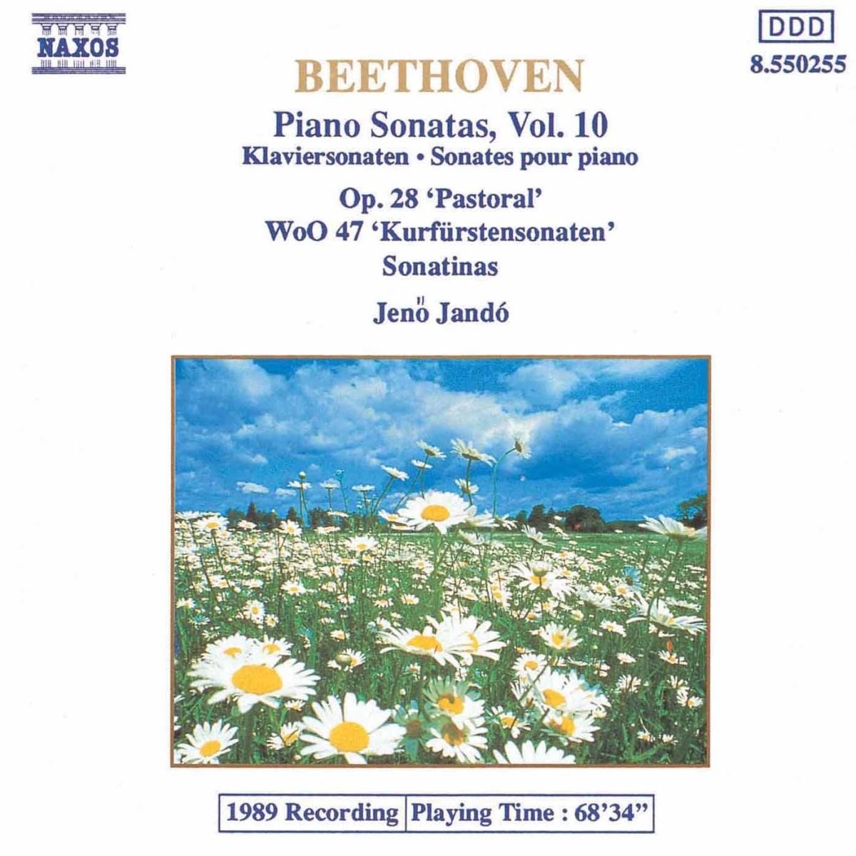 Jeno Jandó - Beethoven: Piano Sonatas 10 (CD)