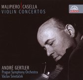 André Gertler & Prague Symphony Orchestra - Malipiero & Casella: Violin Concertos (CD)