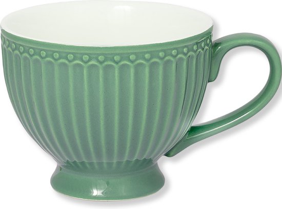 Foto: Greengate theekop alice dusty groen 400ml theemok groot