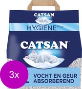 Catsan Hygiene Plus - Kattenbakvulling - 3 x 11.5 l