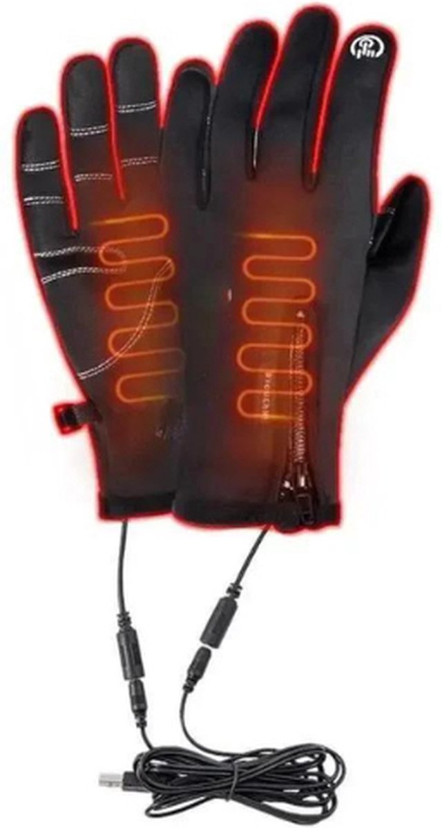 Gants chauffants USB, gants chauffants électriques à écran tactile