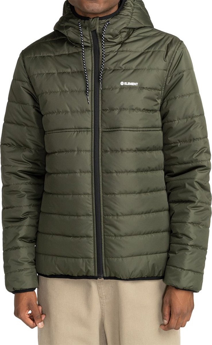 Element Alder Puffer Fundamental Jas S Man Forest Night