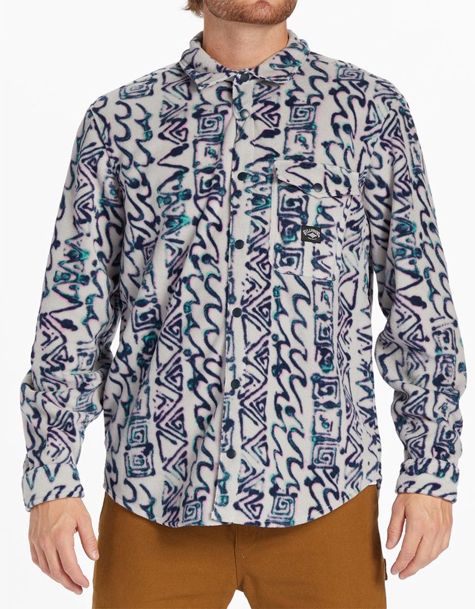 Billabong Furnace Flannel Overhemd Met Lange Mouwen L Man Grijs
