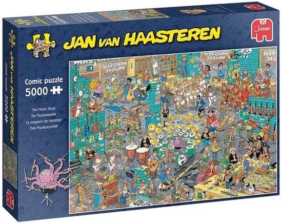 Jan van Haasteren De Muziekwinkel puzzel – 5000 stukjes