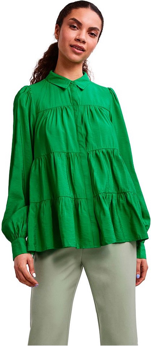 Yas Pala Shirt Met Lange Mouwen Groen XS Vrouw