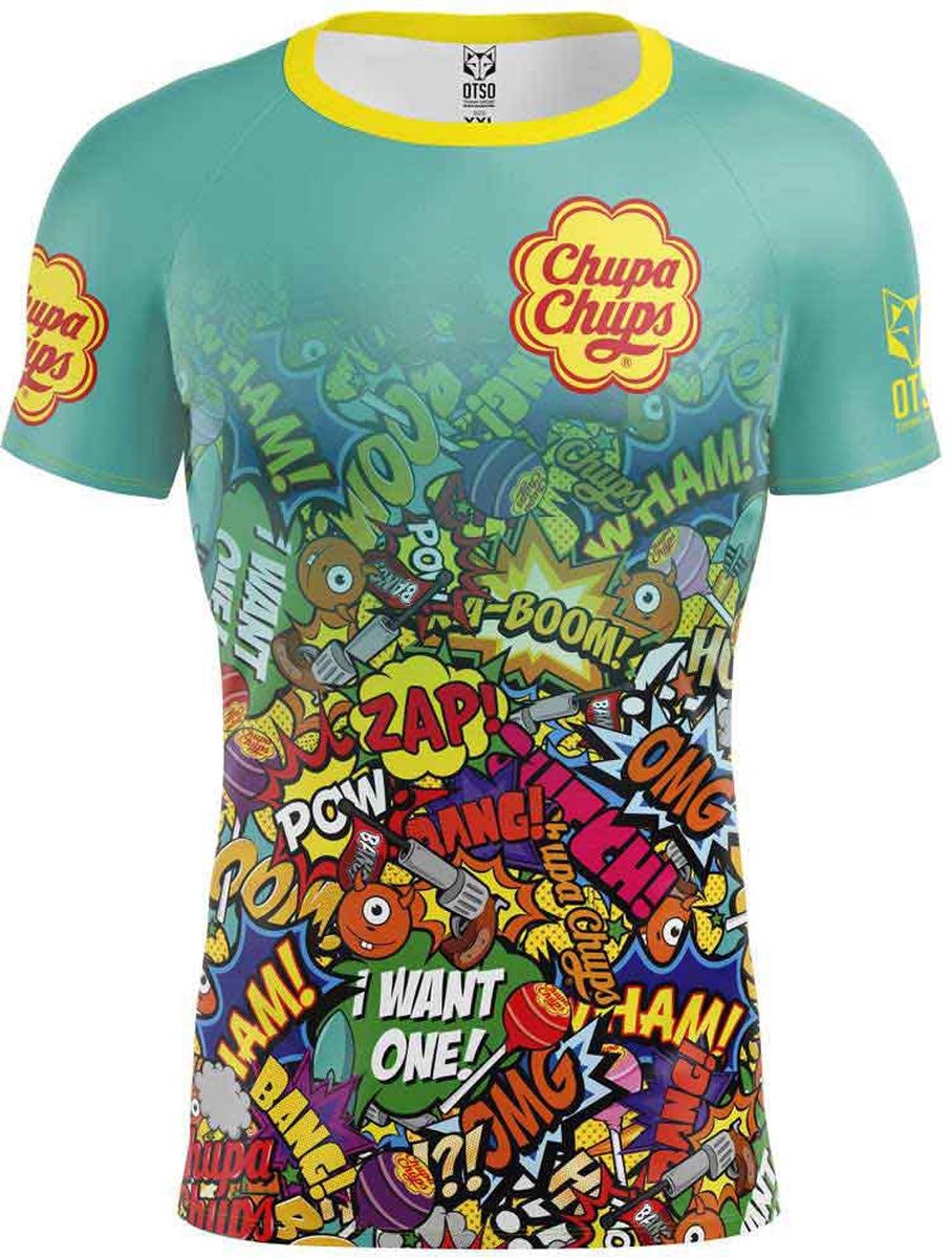 Otso Chupa Chups Comic T-shirt Met Korte Mouwen Veelkleurig S Man