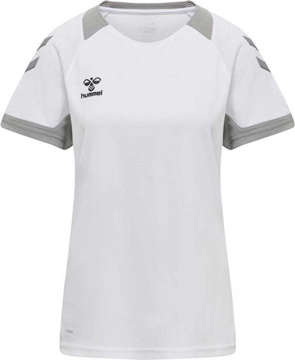 Hummel Lead Poly T-shirt Met Korte Mouwen Wit 2XL Vrouw